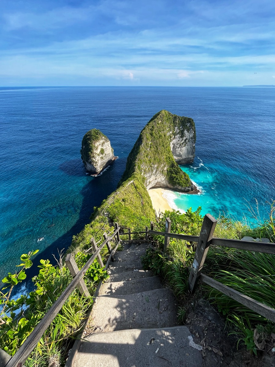 누사 페니다 Kelingking Beach 전경